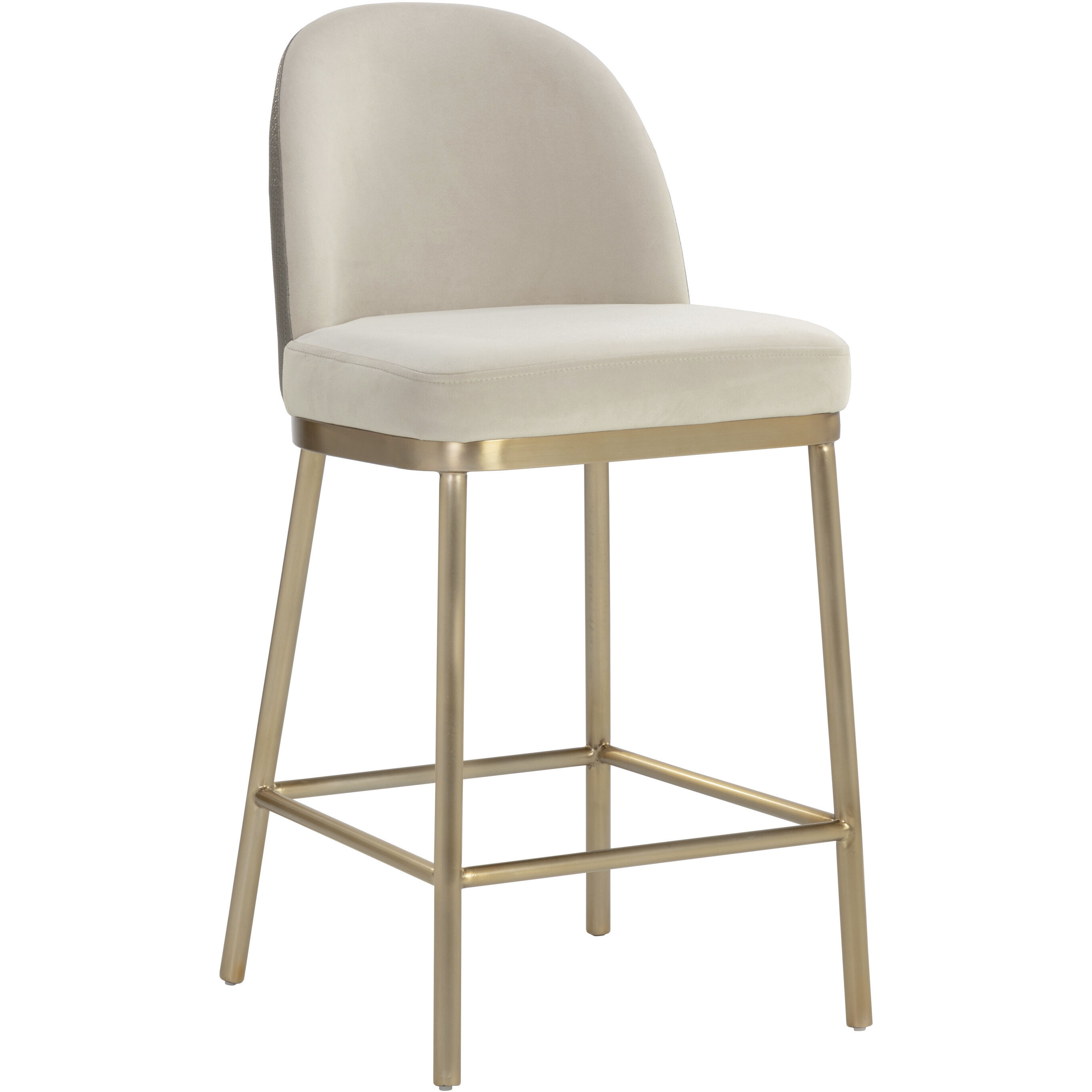 Lavania 36.75 inch Meg Taupe / Porcini Taupe Counter Stool